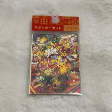 Pokemon Center Tohoku Sticker set 7 sheets Pokemon New Unopened from Japan
