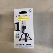 POPSOCKETS POPMOUNT 2 Flex Flexible Mount For POPSOCKETS Grips Black, NEW
