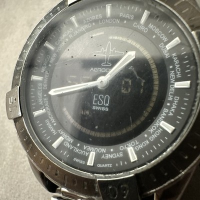 Old Stock ESQ Aerodyme Watch Model #E5443