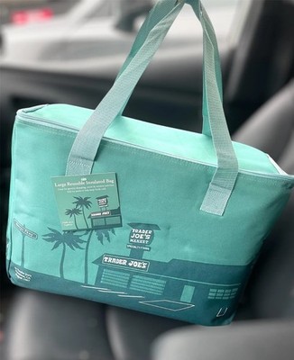 Trader Joe s Große Kühltasche Teal Insulated Bag - Limited Edition - *NEU & OVP*