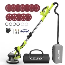 Drywall Sander with Vacuum Dust Collector, 12A Popcorn Ceiling Removal Tool, ...