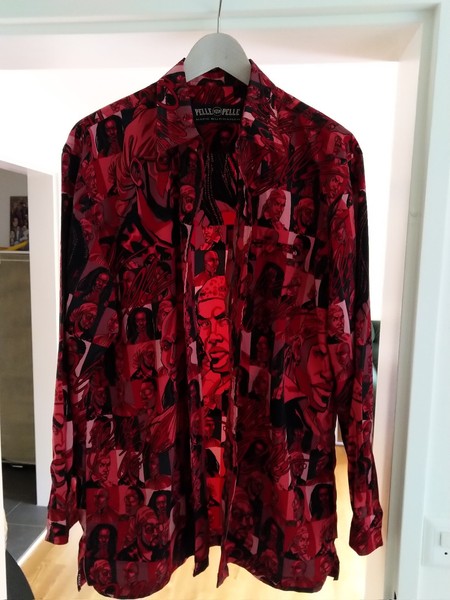 Pelle Pelle Hemd 90er Vintage Streetwear, Gr. L, Sehr selten und gepflegt!!!