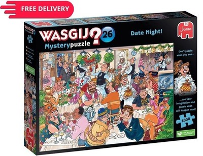Jumbo Wasgij Mystery Puzzle 26 Date Night 1000pcs Jigsaw Puzzle