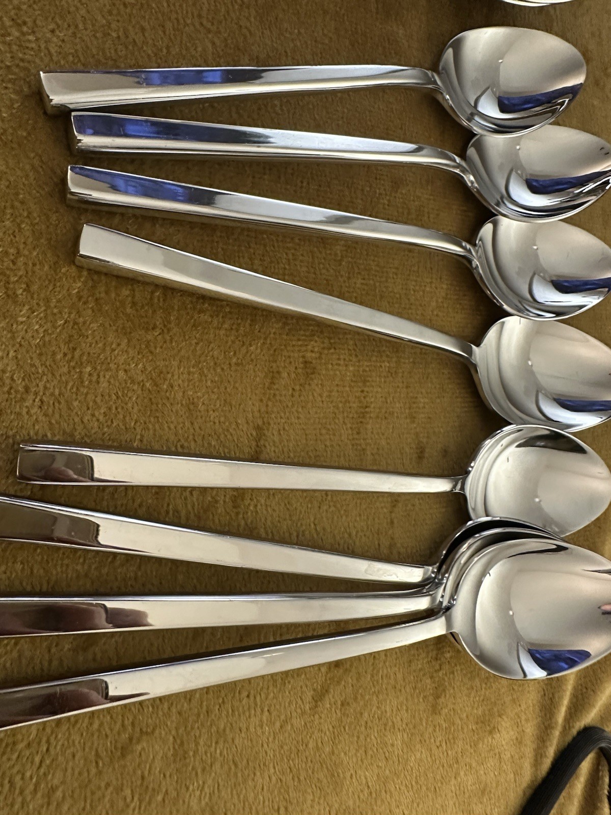 SERVICE FOR 8+ Serving Set Cambridge Chop Conversation 18/10 Stainless **MINT** thumbnail 8