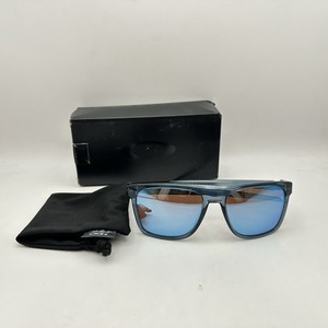 Oakley Leffingwell Square Prizm Mirror Polarized Sunglasses OO9100 Black Crystal
