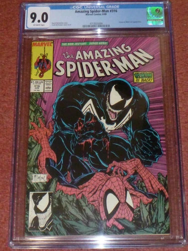 AMAZING SPIDER-MAN #316, CGC 9.0, OW  (Marvel, 1989)