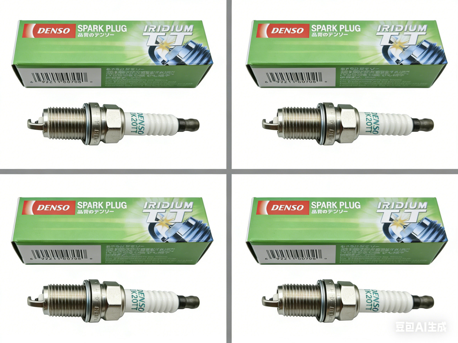 New 4 PCS IK20TT 4702 Spark Plugs Fit for Denso Audi Chery VW Jeep Subaru OEM