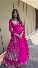 LEHENGA TOP INDIAN BOLLYWOOD WEDDING PARTY PAKISTANI WEAR READYMADE