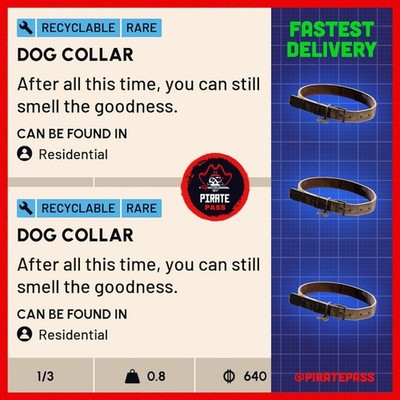   ARC RAIDERS - DOG COLLAR BLUEPRINT - ALL PLATFORMS