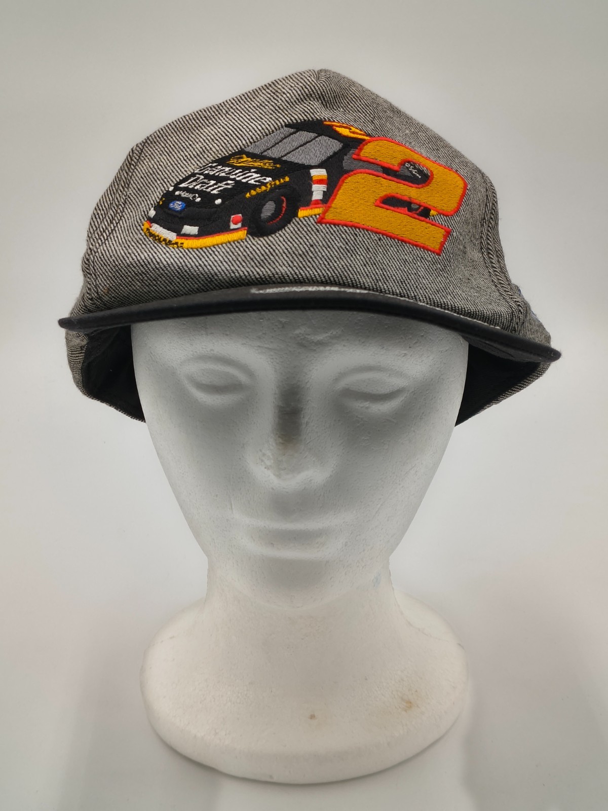 Vintage Rusty Wallace Hat Ford #2 Goodyear Miller Adult Nascar Racing Snapback