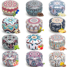 Scented Candles Gift Set, 12 Pack Soy Wax Aromatherapy Candles