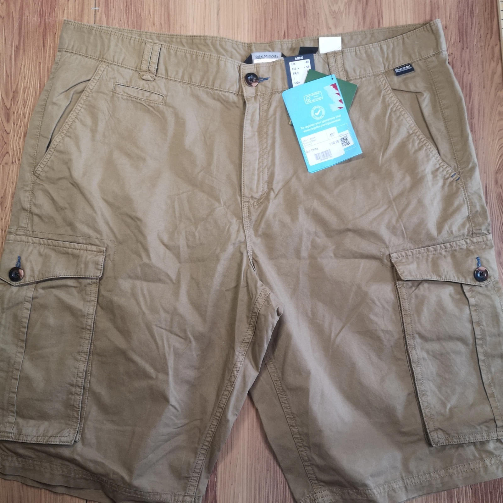 Regatta Beige 40W Cargo Summer Walking Hiking Shorts - Brand New - Free P&P
Opens in a new window or