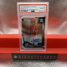 2016 Bowman Chrome - Prospects Autographs Juan Soto #CPA-JS (AU, RC) PSA 10