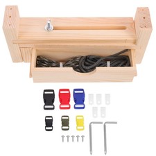 Bracelet Maker Wooden Hand Knitting Machine Winding Tool for Craft Weaving