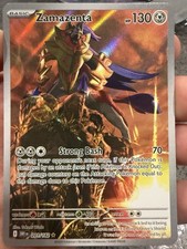 Pokémon TCG Zamazenta Holo Card 201/182 Sv10: Destined Rivals Mint/Near Mint