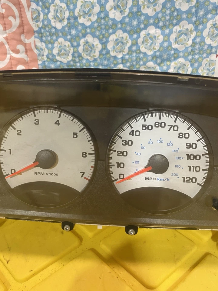 2001-2003 Dodge Stratus Instrument Gauge Cluster Speedometer 04760992AH - Image 3 of 4