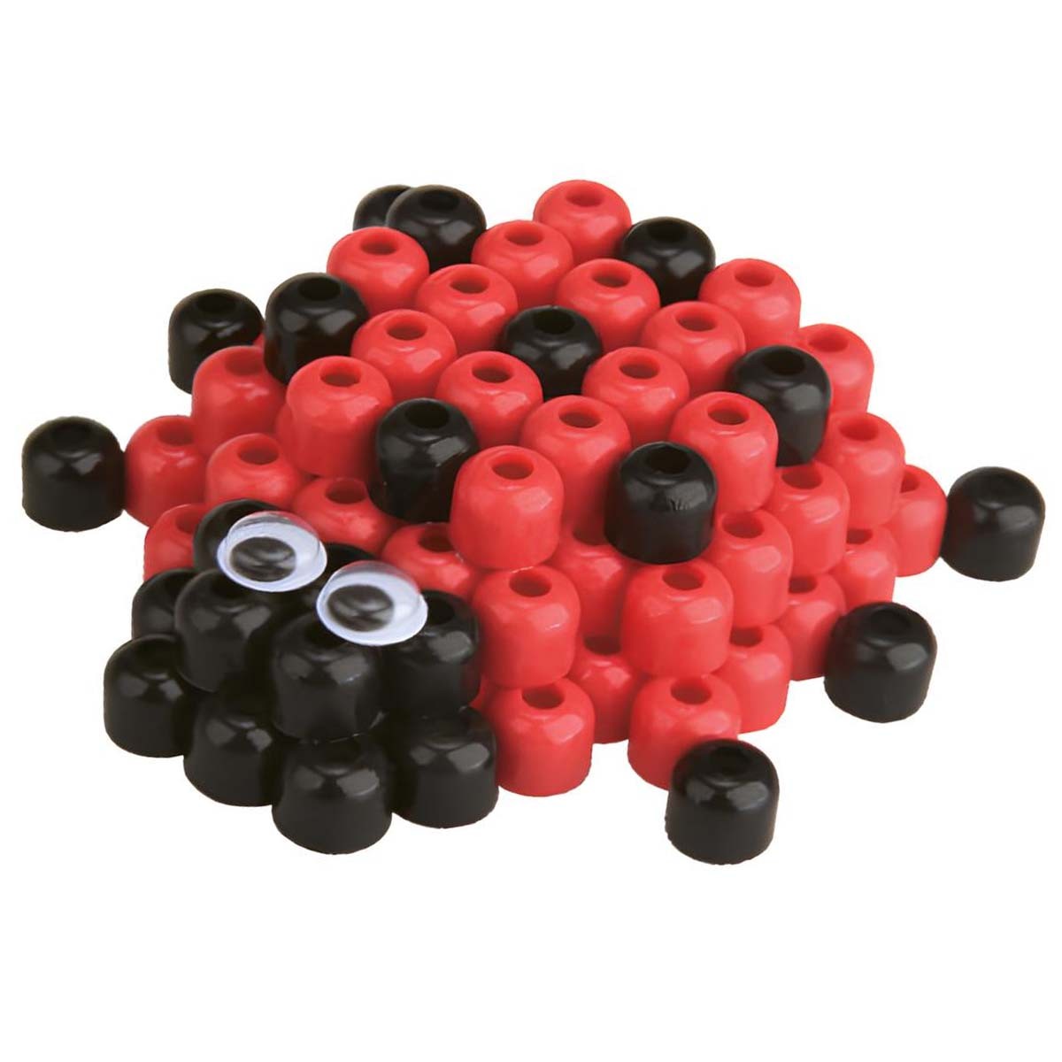 Perles adhésives eau coccinelle kit loisir créatif autonome enfant 100 pièces