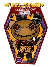 SERIES 5 Deddy Bears EDGAR ALLEN CROW 6" Roblox Mini Bear Plush ***READ***