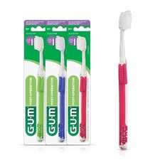 Gum Post-Surgery Extra Soft Toothbrush, Super 1 Count Pack of 3 , Multi