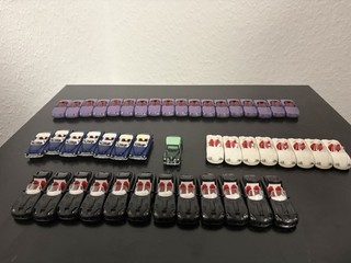 Ferrero Mini Autos – Konvolut mit 46 Fahrzeugen – Sammler