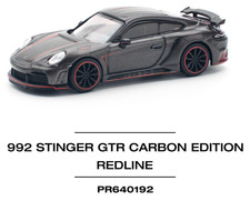 Pop Race Porsche 992 Singer GTR 911 - Carbon Edition - Redline 1:64 Car PR640192