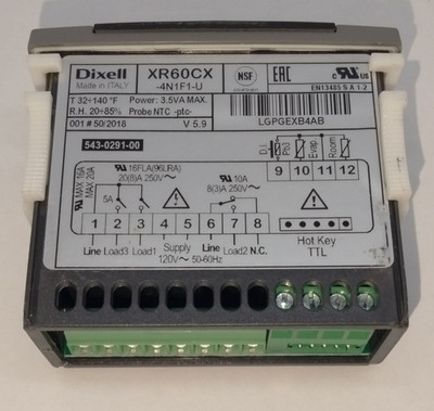 Dixell XR60CX-4N1F1-U Digital Temperature Controller 120V   New / Open Box