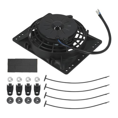 6'' Slim Push Pull Cooling Fan Radiator Mount Set Universal Black 12V 80W