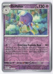 Drifblim 61/142 Stellar Crown Reverse Holo Uncommon