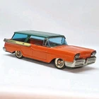 1958 MERCURY VOYAGER WAGON 🔥UNIQUE✨️👀✨SCARCE CAR TinLithoFriction BANDAI Japan