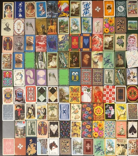 Lot of 500 Single Playing Cards  vintage to modern collect craft, variety mixed