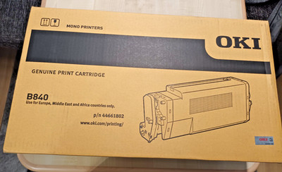 OKI B840BK SCHWARZ 44661802 ORIGINAL TONER FÜR OKI Neu und original verpackt