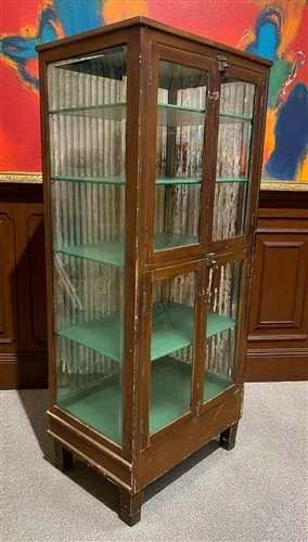 Meyer Drug Company, gabinete médico vintage, dental, gabinete de farmacia hospitalaria Foto 2 de 4