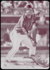 2018 Topps Chrome #13 Miguel Gomez Printing Plate Magenta 1/1 Rookie E1