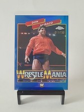 2025 Topps Chrome Don Muraco #WMR-1 Wrestlemania, Blue /150