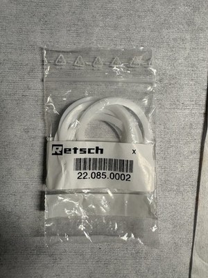 RETSCH - 10pk Gaskets 22.085.0002 To StainlessSteel Grinding Jar 50ml MM400 Mill