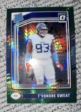 2024 Panini Donruss Optic - Rated Rookie T'Vondre Sweat Green Hyper Prizm (RC)