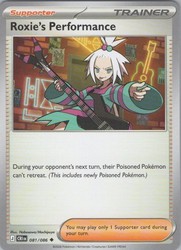 Roxie's Performance 081/086 ME04: Chaos Rising Uncommon Trainer Supporter