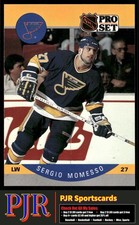 Sergio Momesso 1990-91 Pro Set #268 St. Louis Blues Rookie