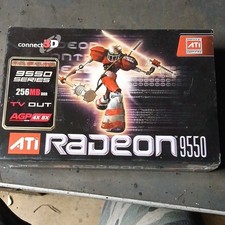 ATI Radeon 9550 256MB DDR AGP 4X/8X Graphics Card with TV Out