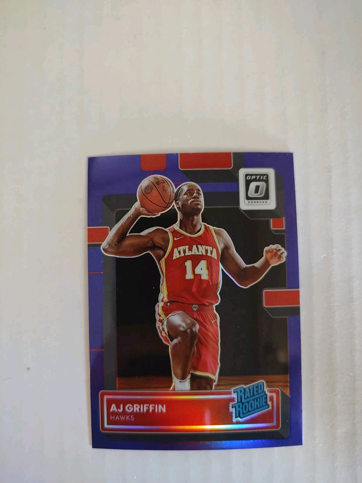 2022-23 Panini Donruss Optic - Rated Rookie AJ Griffin #204 Purple Prizm (RC)