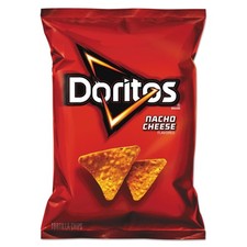 Big Bag of 64 Nacho Cheese Tortilla Chips - Flavorful and Crunchy Treats