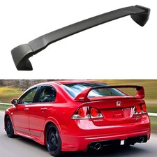 Rear Trunk Wing Spoiler For 2006-2011 Honda Civic 8th Gen 4dr Black Abs Pattern Rear Trunk Wing Spoiler For 2006-2011 Honda Civic 8th Gen 4dr Black Abs Pattern