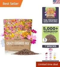 Cosmos Seeds Wildflower Mixture - Bulk 1 Ounce Packet - Over 5,000 Seeds - Pi... 331.04 per gallon