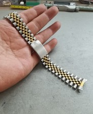 20mm Jubilee Silver/Gold 2-tone Bracelet Compatible with 1601 1603 16233 16013