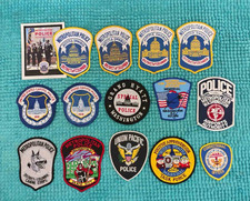 WASHINGTON D. COLUMBIA D.C. PATCH POLICE CORRECTION - LOT COLLECTION 14 PATCHES