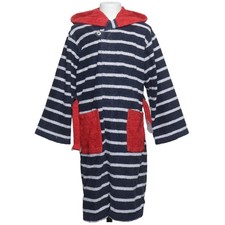 Jako-O, Bademantel, Größe: 128/134, Blau/Weiß/Rot, Baumwolle, Streifen #sSh