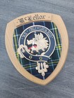 McKellar CLAN FAMILY CREST. Solid Oak 7.5 x 8.5" PLAQUE HANDMADE In SCOTLAND — photo 1