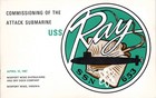 USS Ray SS(N) 653 Commissing Ceremony program 1967 — photo 1