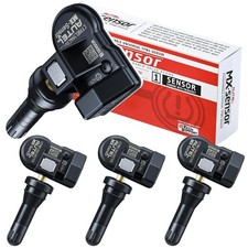 Autel Mx Sensor Set Of 4 315mhz433mhz Programmable Press-in Rubber Valve Tpms