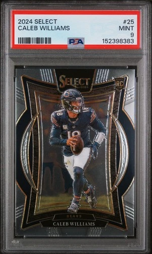 2024 Panini Select #25 Caleb Williams PSA 9 MINT Rookie RC